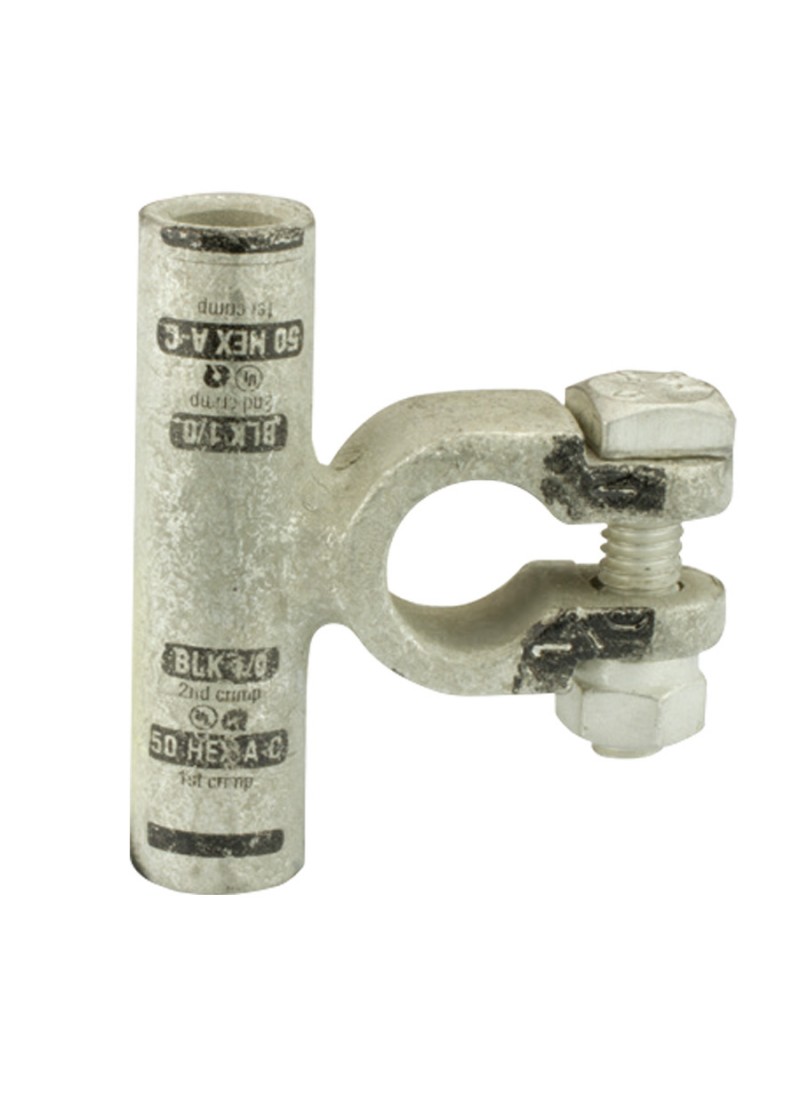 Twin Elbow Crimp Copper Battery Terminals