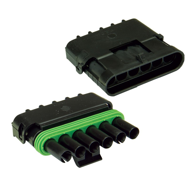Weather Pack Complete Connector Set - 6 Pins