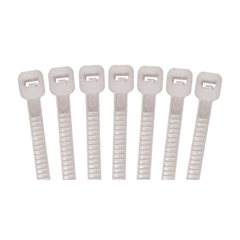L300mm Cable Ties - Natural Standard Duty Nylon Ties