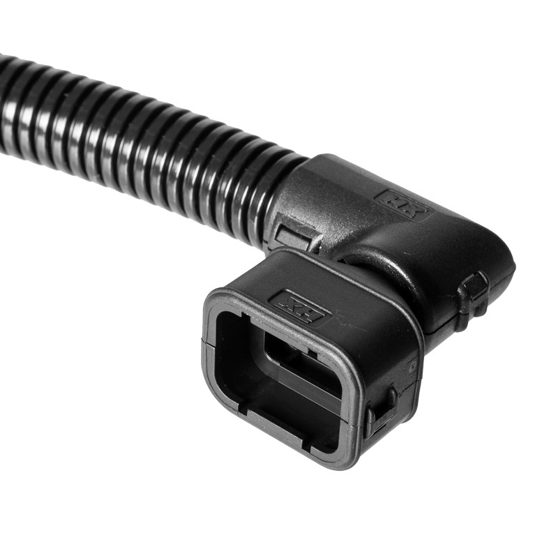 Harnessflex Backshell 90° Elbow, 2 Way AMPSEAL 16, Low Profile