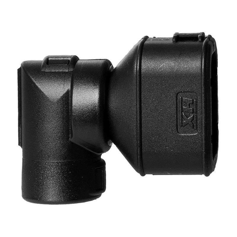 Harnessflex Backshell 90° Elbow, 6 Way AMPSEAL 16, Low Profile Receptacle, NC08 Conduit - Pack of 10