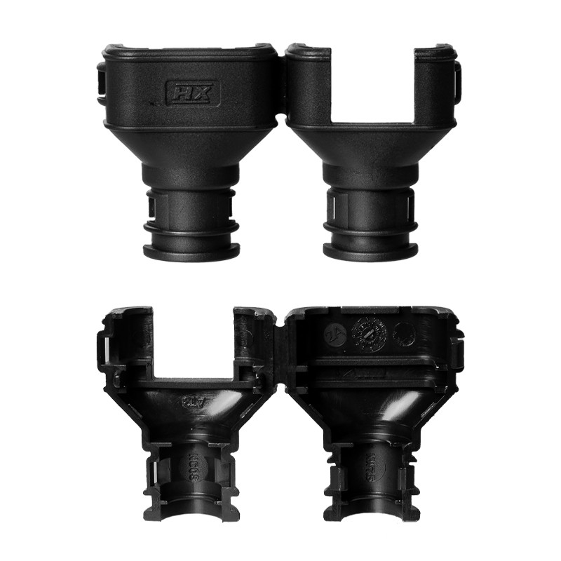 Harnessflex Backshell Straight, 3 Way AMPSEAL 16, Standard Plug, NC08