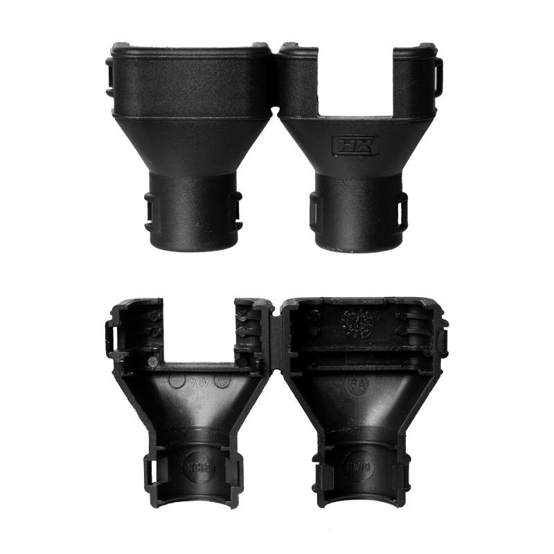 Harnessflex Backshell Straight, 4 Way AMPSEAL 16, Standard Plug, NC12