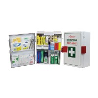 National WorkPlace First Aid Kit Wall Mount Plastic Case