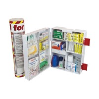 Burns First Aid Kit Wall Mount Plastic Case