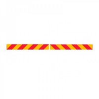 Rear Marker Plate Set - 100 x 800mm