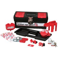 Standard Personal Lockout Tagout Kit with Steel Padlocks