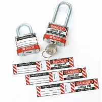 Brady Keyed-Differently Steel 20mm Safety Padlock