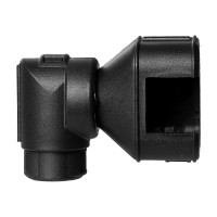 Harnessflex Backshell 90° Elbow, 6 Way AMPSEAL 16, Low Profile Plug, NC08 Conduit - Pack of 10