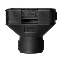 Harnessflex Backshell Straight, 12 Way AMPSEAL 16, Standard Plug, NC12 Conduit - Pack of 10