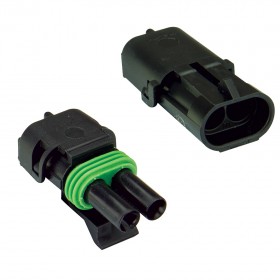 Weather Pack Complete Connector Set - 2 Pins