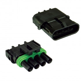 Weather Pack Complete Connector Set - 4 Pins