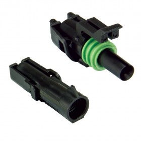 Weather Pack Connector - 1 Circuit