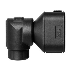Harnessflex Backshell 90° Elbow, 4 Way AMPSEAL 16, Low Profile Receptacle, NC08 Conduit - Pack of 10