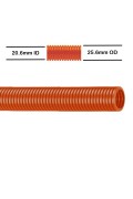 Harnessflex EVO Conduit - CTPA, Orange, Light Weight, PA6, NC25 - 50m