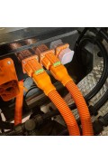 Harnessflex EVO Conduit - NC, Orange, Standard Weight, PA6, NC20 - 50m