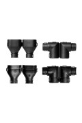 Harnessflex Backshell 90° Elbow for 8 Way DT Connector and NC12 Conduit - Pack of 10