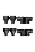 Harnessflex Backshell 90° Elbow for 8 Way DT Connector and NC12 Conduit - Pack of 10