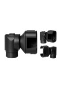 Harnessflex Backshell 90° Elbow, 3 Way AMPSEAL 16, Low Profile Plug, NC08 Conduit - Pack of 10