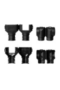 Harnessflex Backshell 90° Elbow, 3 Way AMPSEAL 16, Standard Plug, NC12 Conduit - Pack of 10