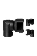 Harnessflex Backshell 90° Elbow, 2 Way AMPSEAL 16, Low Profile Plug, NC12 Conduit - Pack of 10