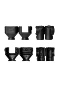 Harnessflex Backshell 90° Elbow, 6 Way AMPSEAL 16, Low Profile Plug, NC12 Conduit - Pack of 10