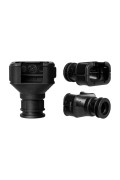 Harnessflex Backshell 90° Elbow, 3 Way AMPSEAL 16, Standard Plug, NC08 Conduit - Pack of 10