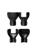 Harnessflex Backshell Straight, 4 Way AMPSEAL 16, Standard Plug, NC08 Conduit - Pack of 10