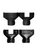Harnessflex Backshell Straight, 12 Way AMPSEAL 16, Standard Plug, NC12 Conduit - Pack of 10