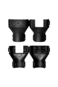 Harnessflex Backshell Straight, 8 Way AMPSEAL 16, Standard Plug, NC12 Conduit - Pack of 10